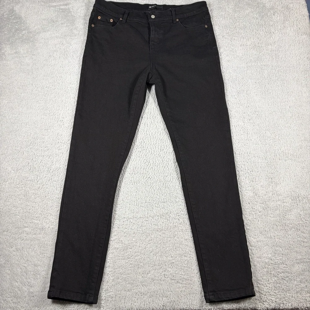 Purple Brand Black Jeans Mens 36x30 P001 Skinny Stretch Lycra